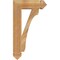 Ekena Millwork Legacy Arts & Crafts Rough Sawn Bracket, Western Red Cedar, 4"W x 16"D x 28"H BKT04X16X28LEC03RWR - alternate 4